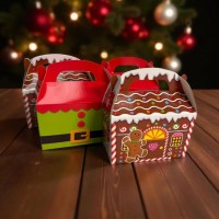 Elf / Gingerbread House sweet box 