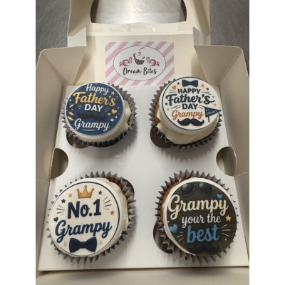 Fathers Day Cupcakes - Grampy Fathers Day Cupcakes - Grampy