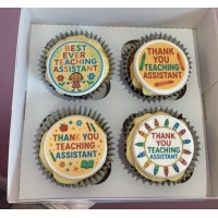 Teacher Thank you Cupcakes Design 3